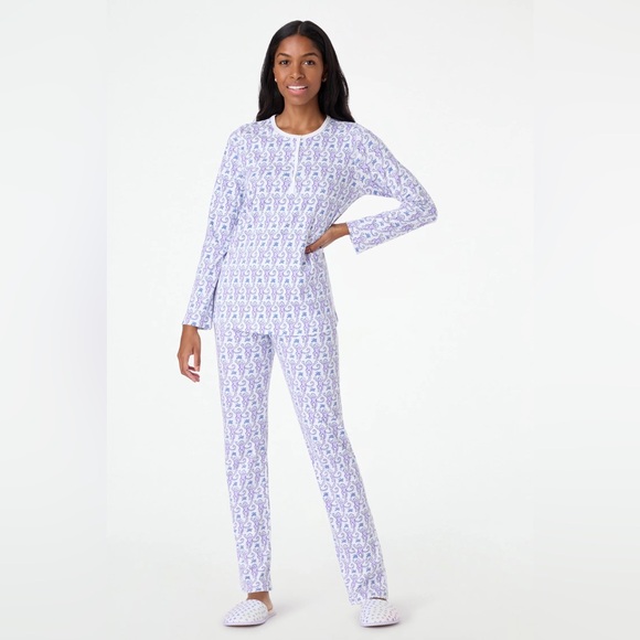 Roller Rabbit Other - Roller Rabbit Lavendar Monkey Pima Pajama Pant Size P